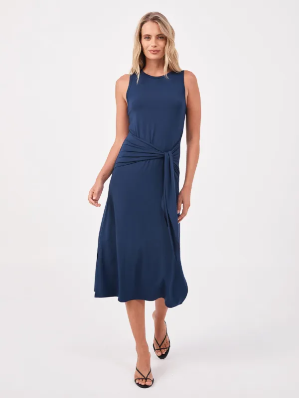Athena Dress - Navy sold by Dharma Bums