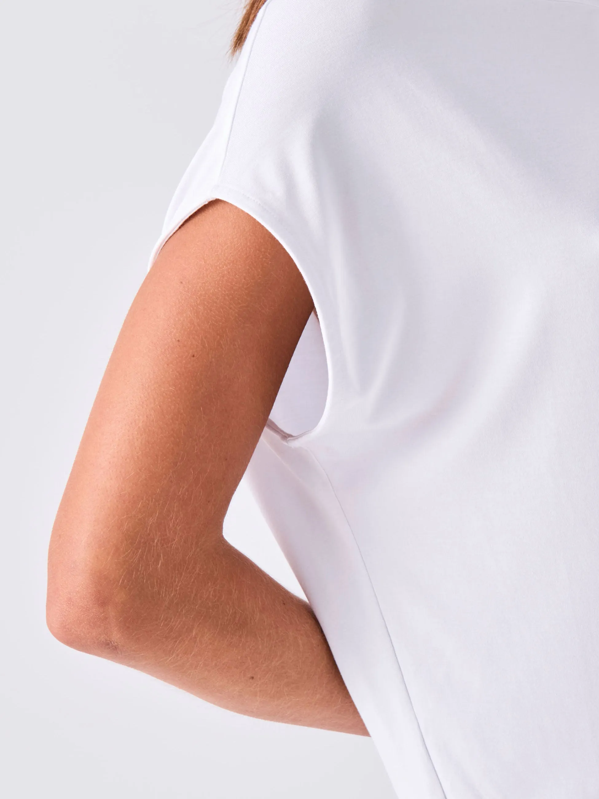 V Neck Modal Tee - White sold by Dharma Bums product image thumbnail 4