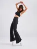 Airbrush Lite Flare Regular Length Legging - Black sold by Dharma Bums