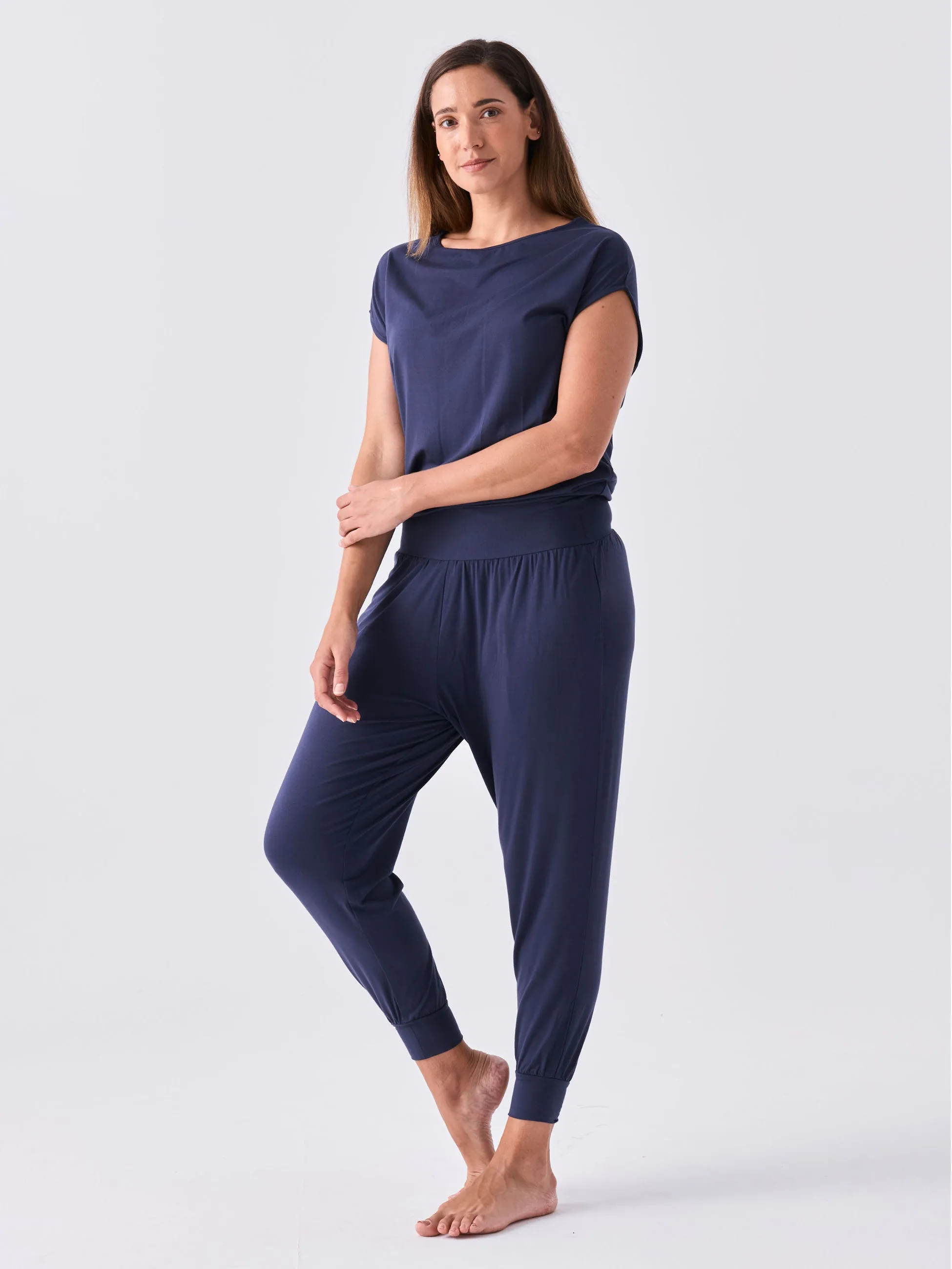 Modal Luxe Layer Tee - Navy sold by Dharma Bums product image thumbnail 5