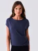 Modal Luxe Layer Tee - Navy sold by Dharma Bums