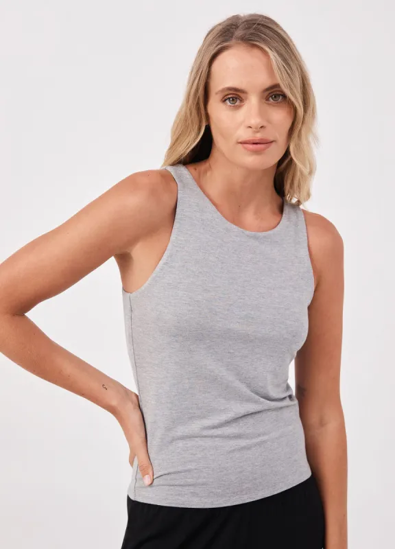 Sully Tank - Melange Grey sold by Dharma Bums