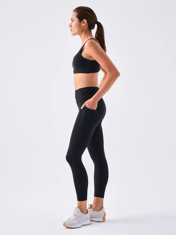Evolution Pocket 7/8 Legging - Black made by Dharma Bums