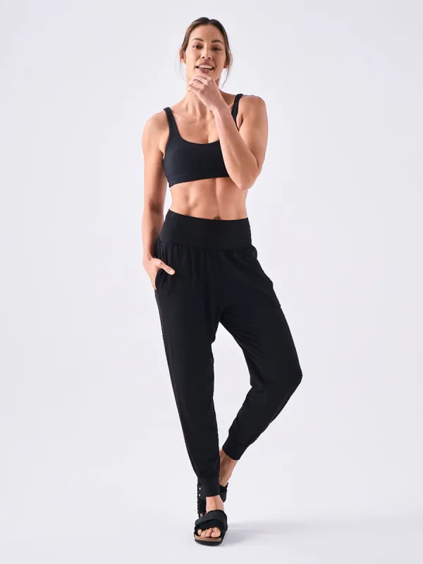 Nomad Relax Pant Extra Long - Black sold by Dharma Bums
