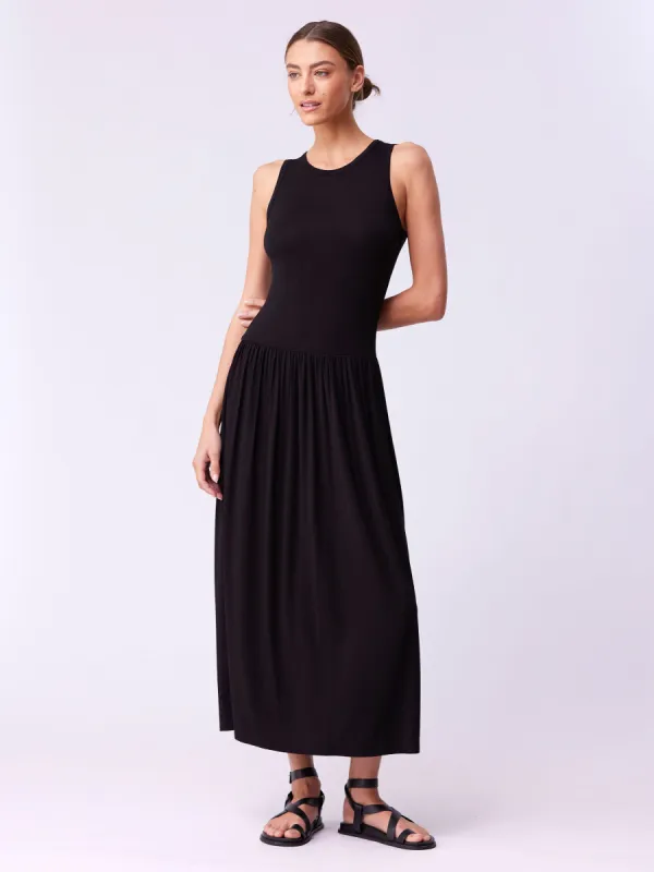 Essential Maxi Dress - Black sold by Dharma Bums
