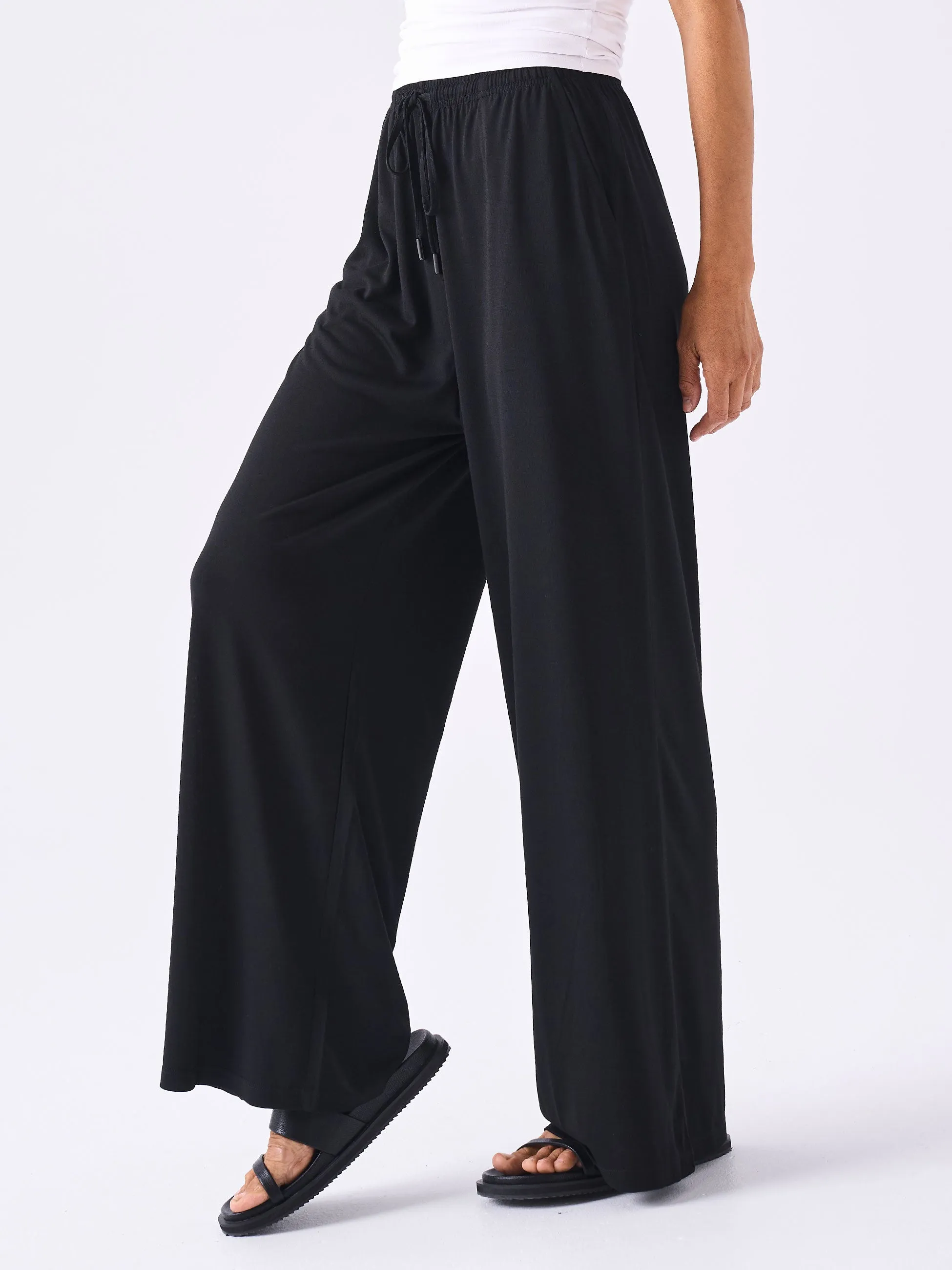 Lightweight Cupro Pant - Black sold by Dharma Bums product image thumbnail 4