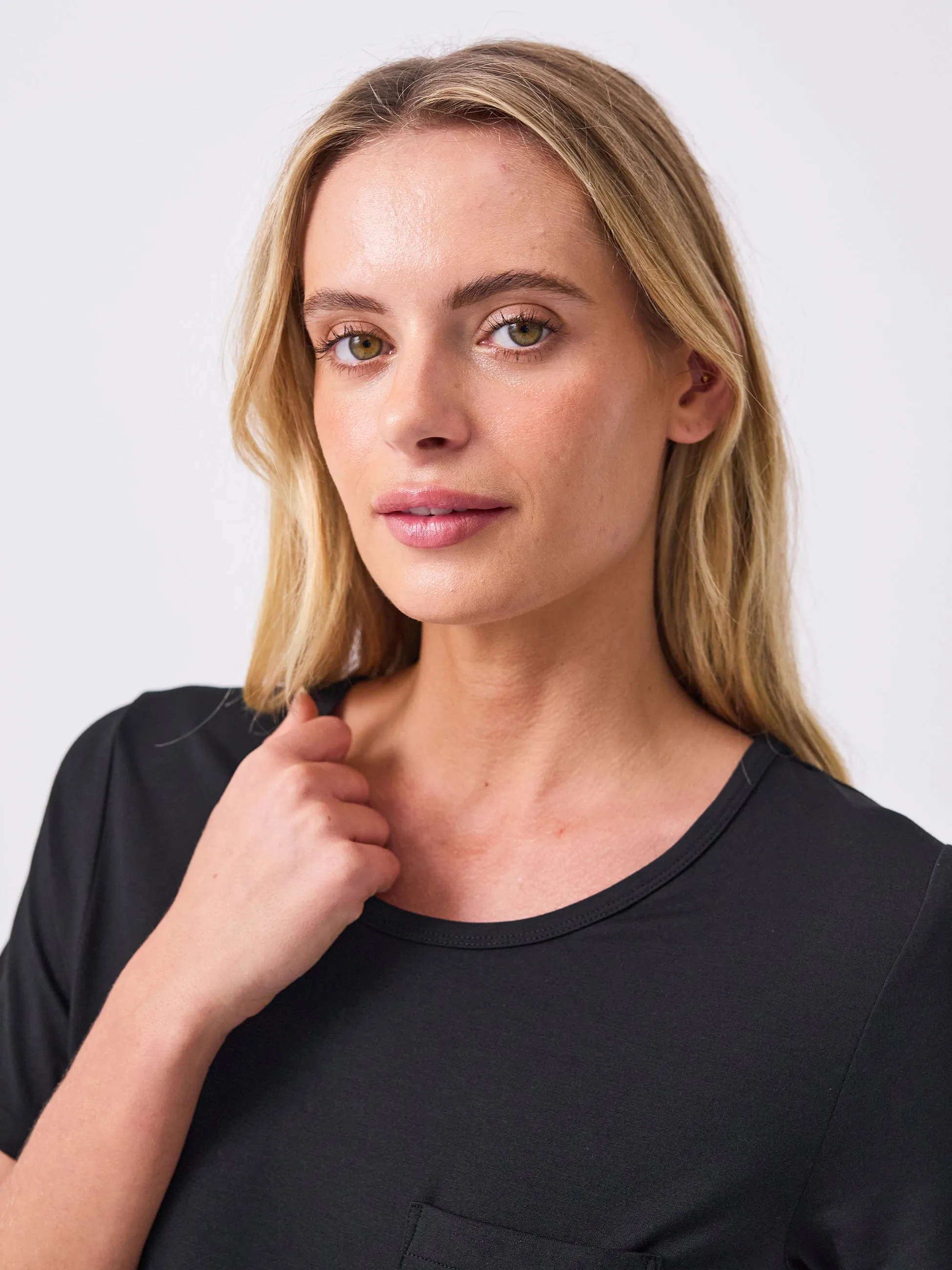 Modal Pocket Tee - Black sold by Dharma Bums product image thumbnail 2