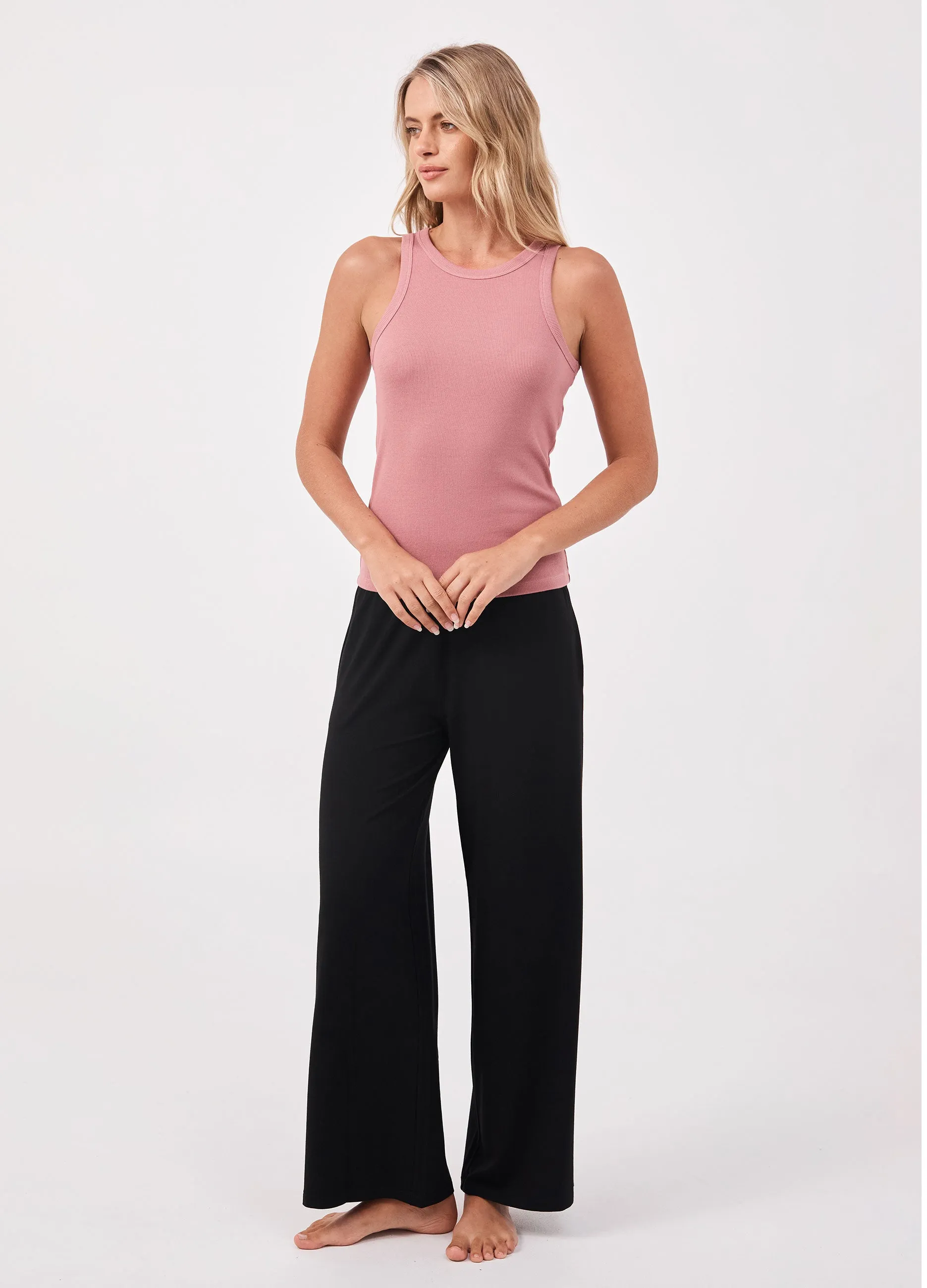 Classic Rib Tank - Rosewater sold by Dharma Bums product image thumbnail 2