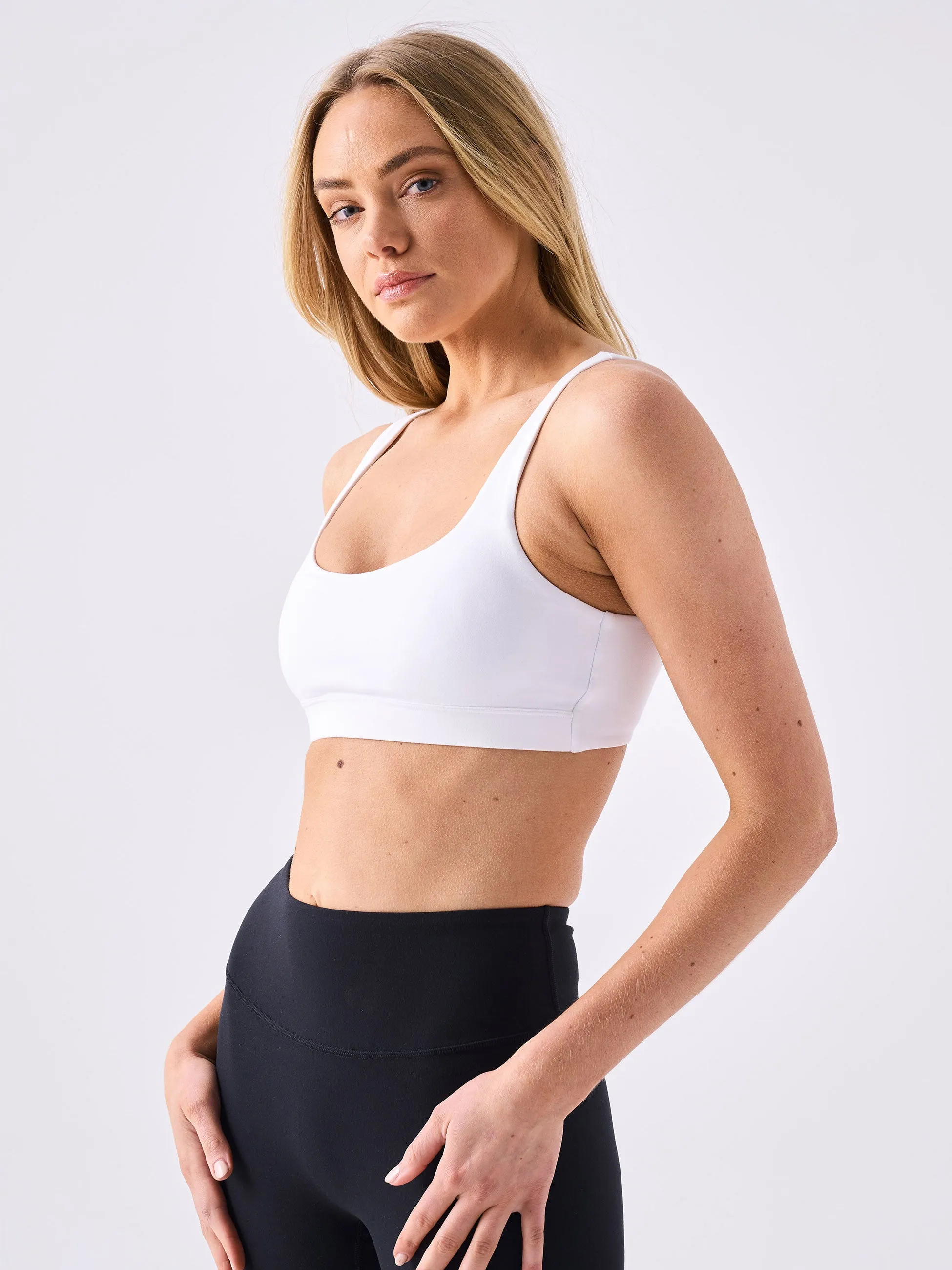 Airbrush Lite Twist Back Bra - White sold by Dharma Bums product image thumbnail 3