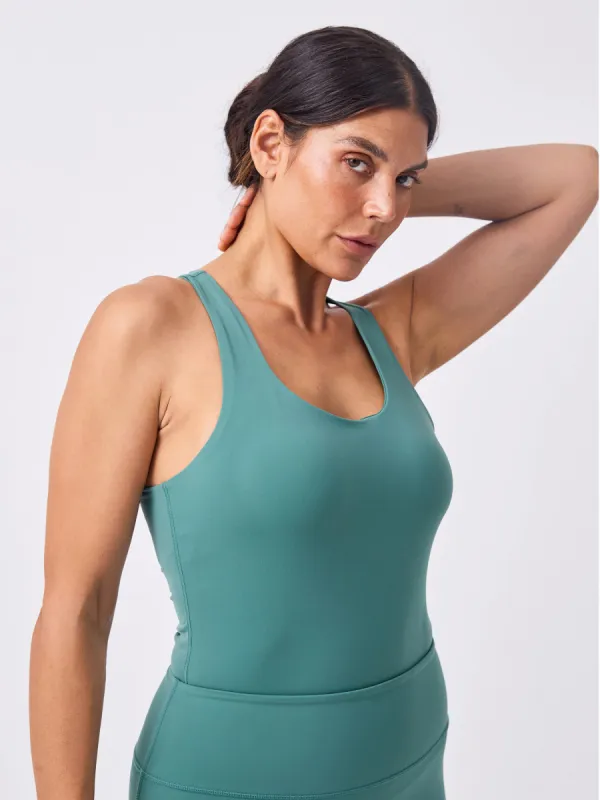 Soft Touch Keyhole Back Tank - Eden sold by Dharma Bums