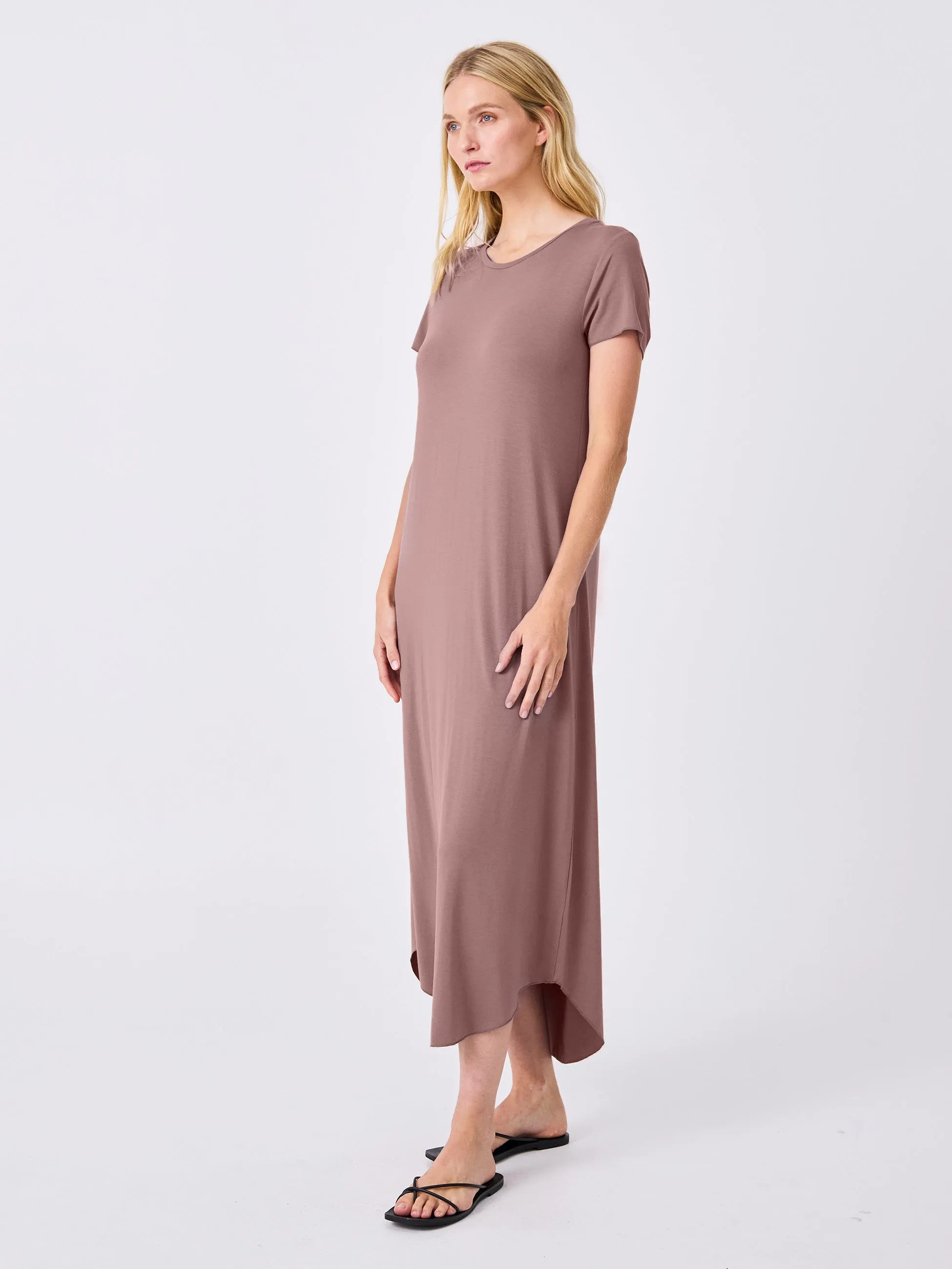 The Ultimate Tee Dress - Taupe sold by Dharma Bums product image thumbnail 2