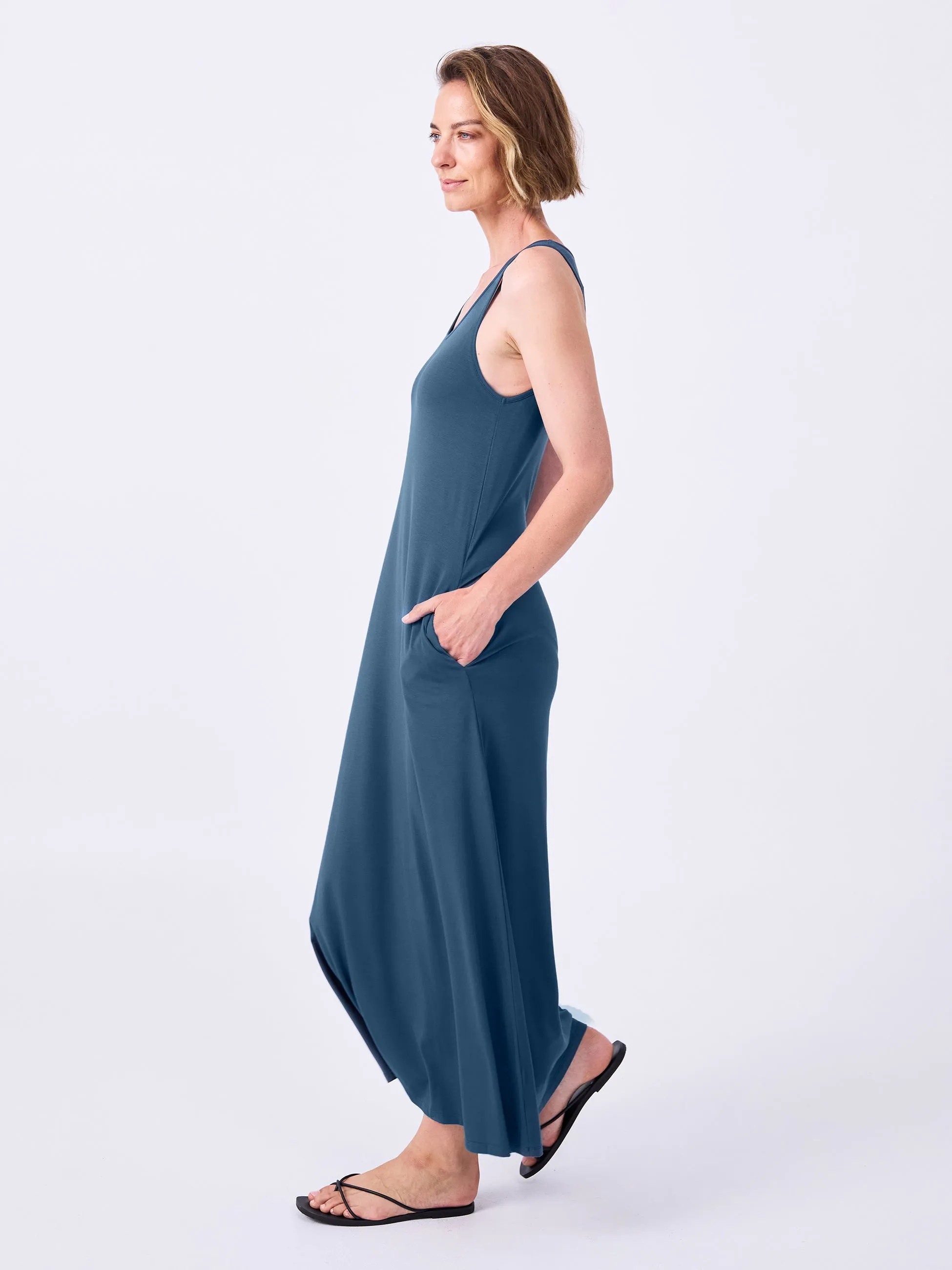 Flow Maxi Dress - Teal sold by Dharma Bums product image thumbnail 5