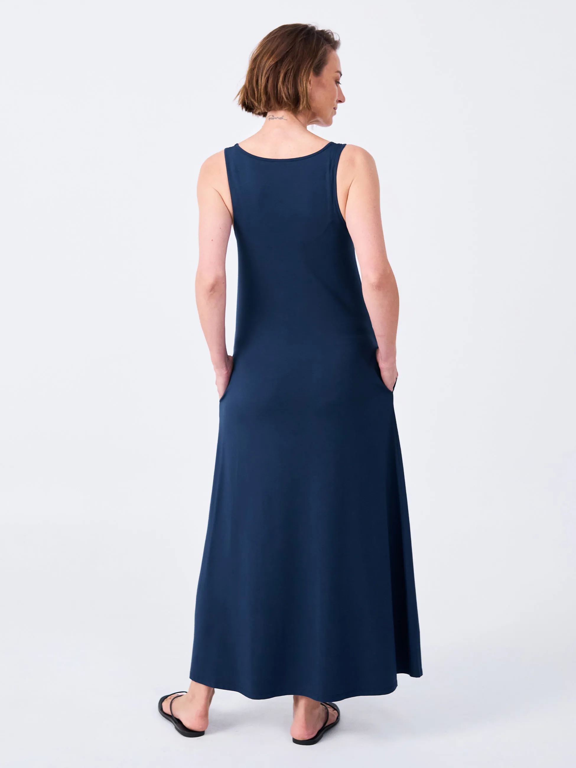 Flow Maxi Dress - Navy sold by Dharma Bums product image thumbnail 3