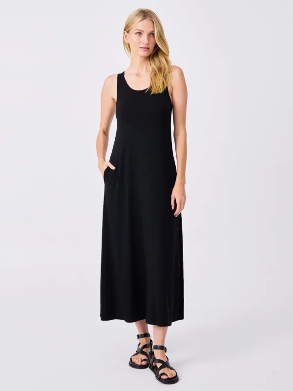 Flow Maxi Dress - Black sold by Dharma Bums