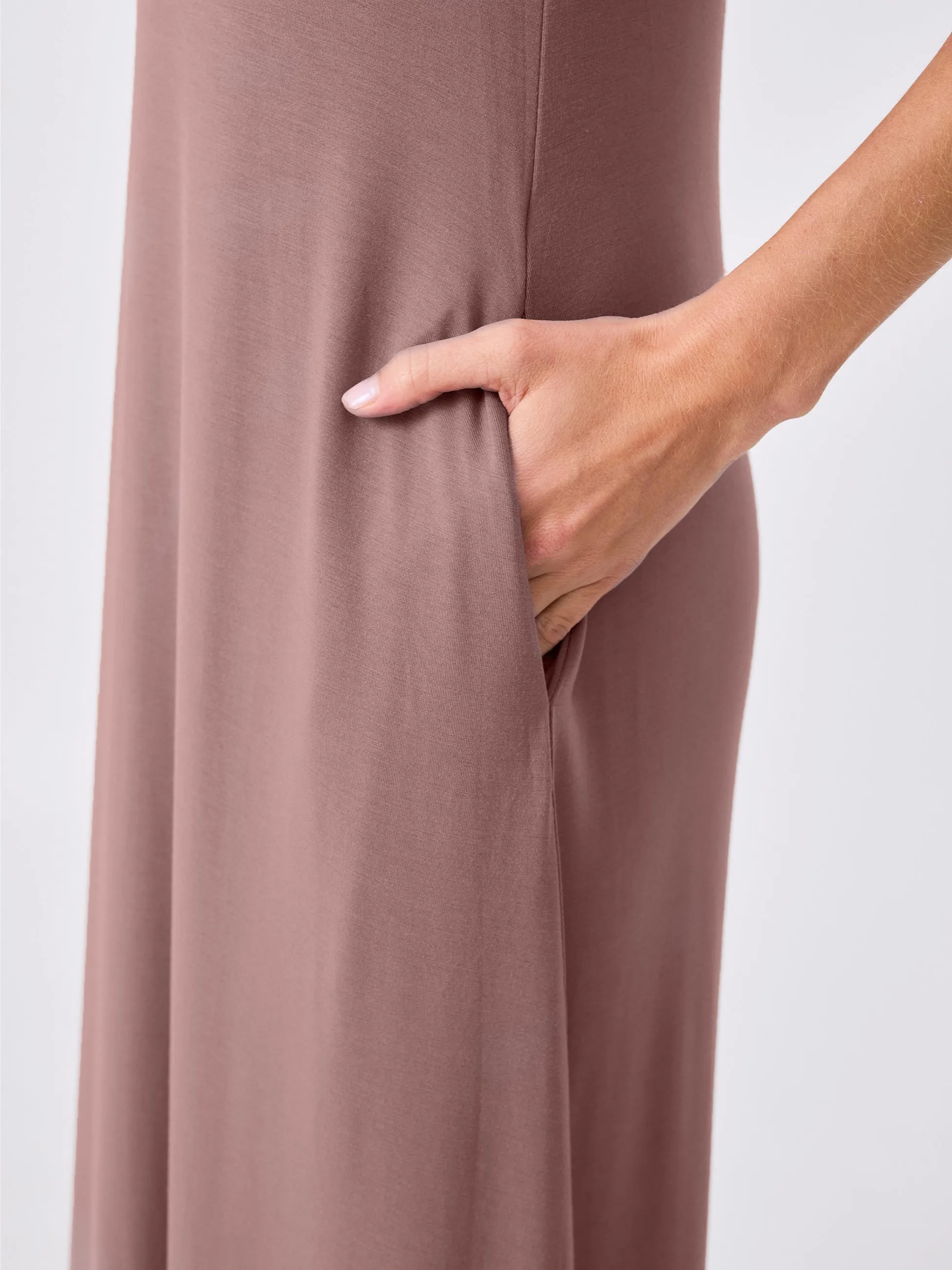 Flow Maxi Dress - Taupe sold by Dharma Bums product image thumbnail 5