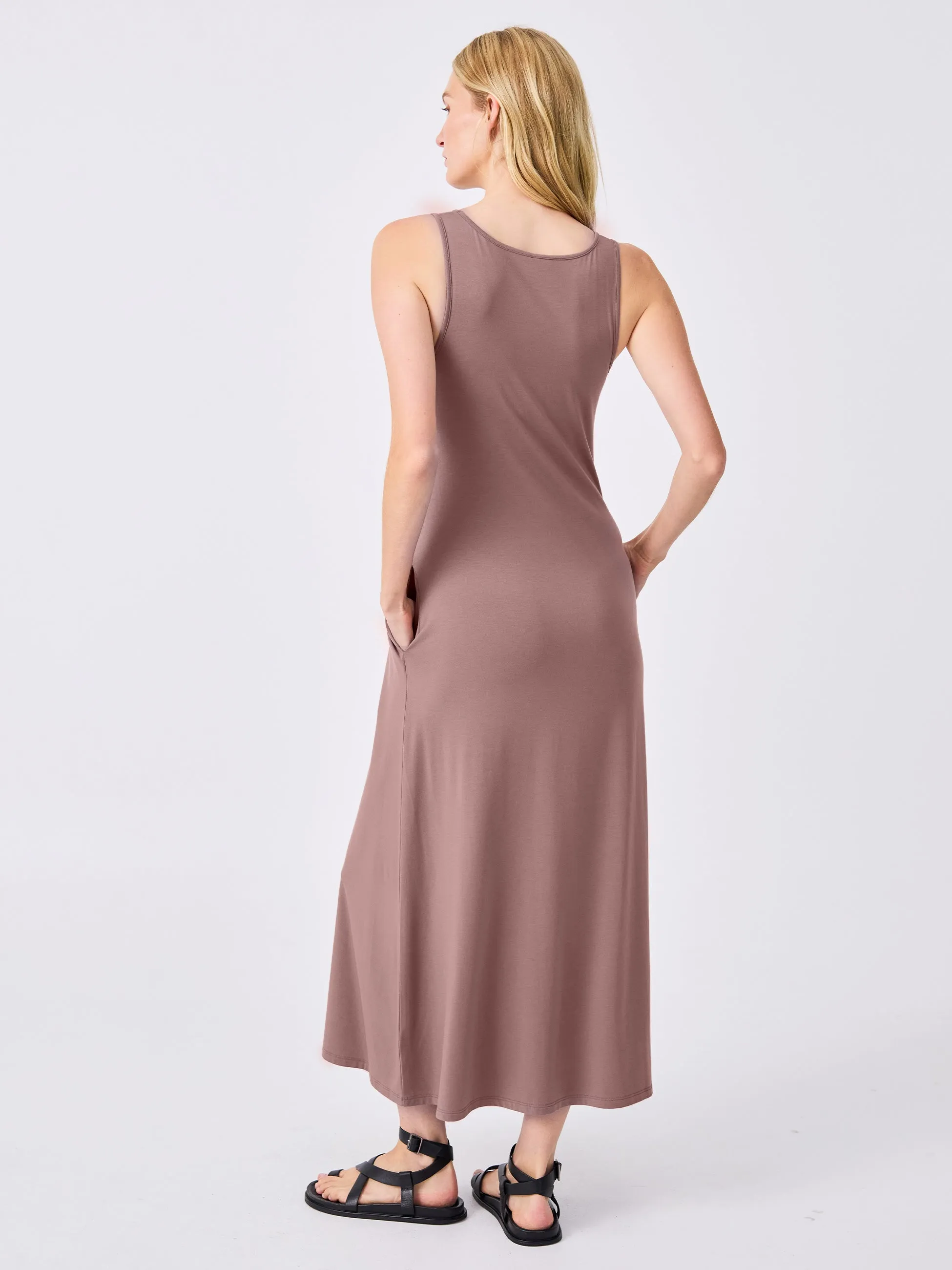 Flow Maxi Dress - Taupe sold by Dharma Bums product image thumbnail 2