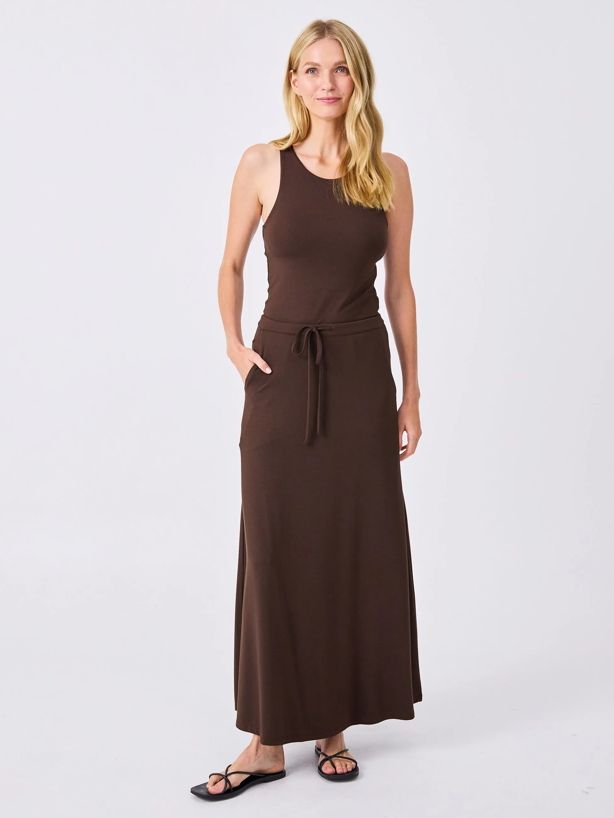 Ultimate Maxi Skirt - Coffee Bean sold by Dharma Bums product image thumbnail 2