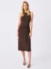 Athena Dress - Coffee Bean sold by Dharma Bums