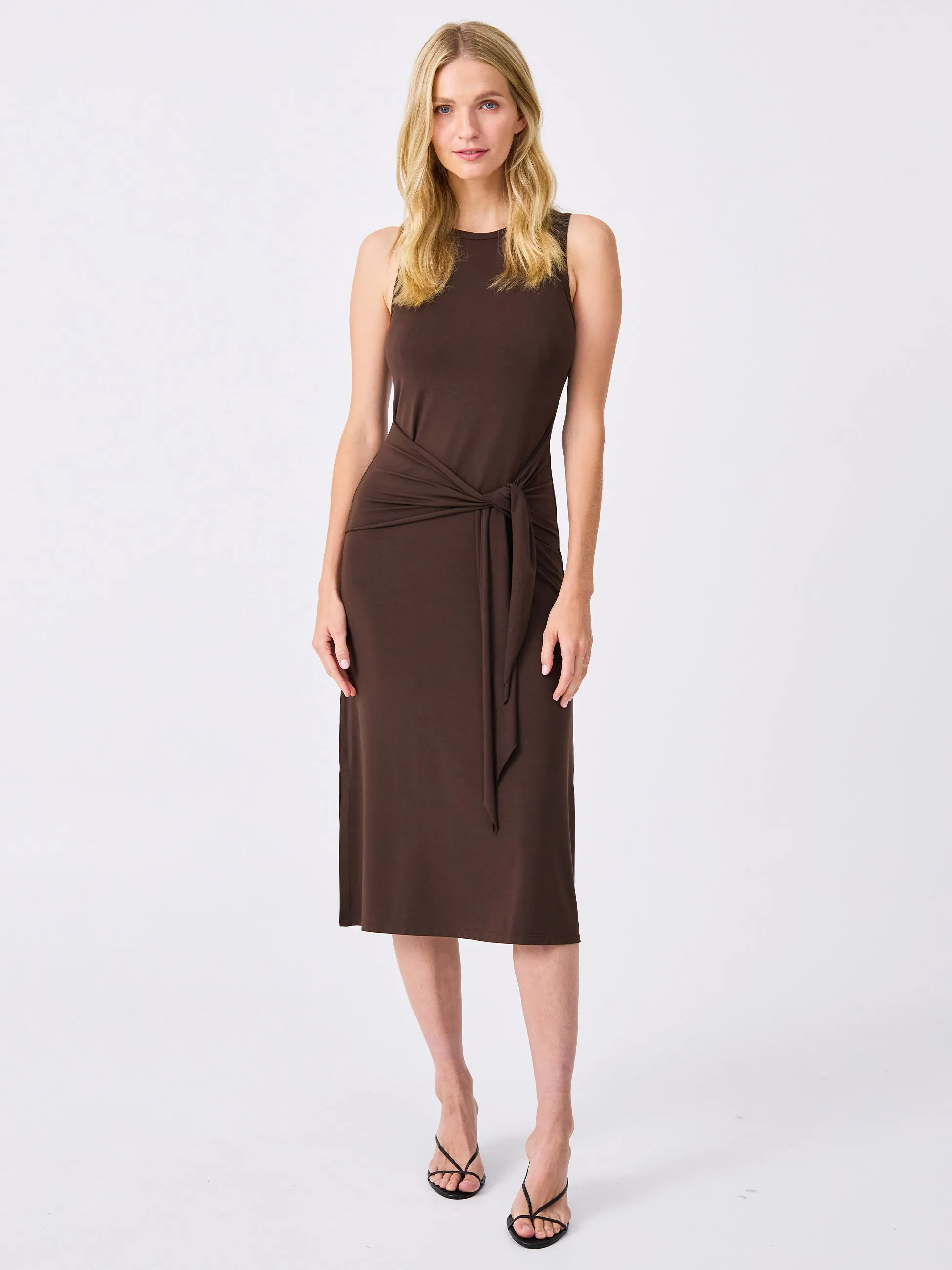 Athena Dress - Coffee Bean sold by Dharma Bums