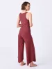 Modal Tulip Flare Pant - Earth Red sold by Dharma Bums