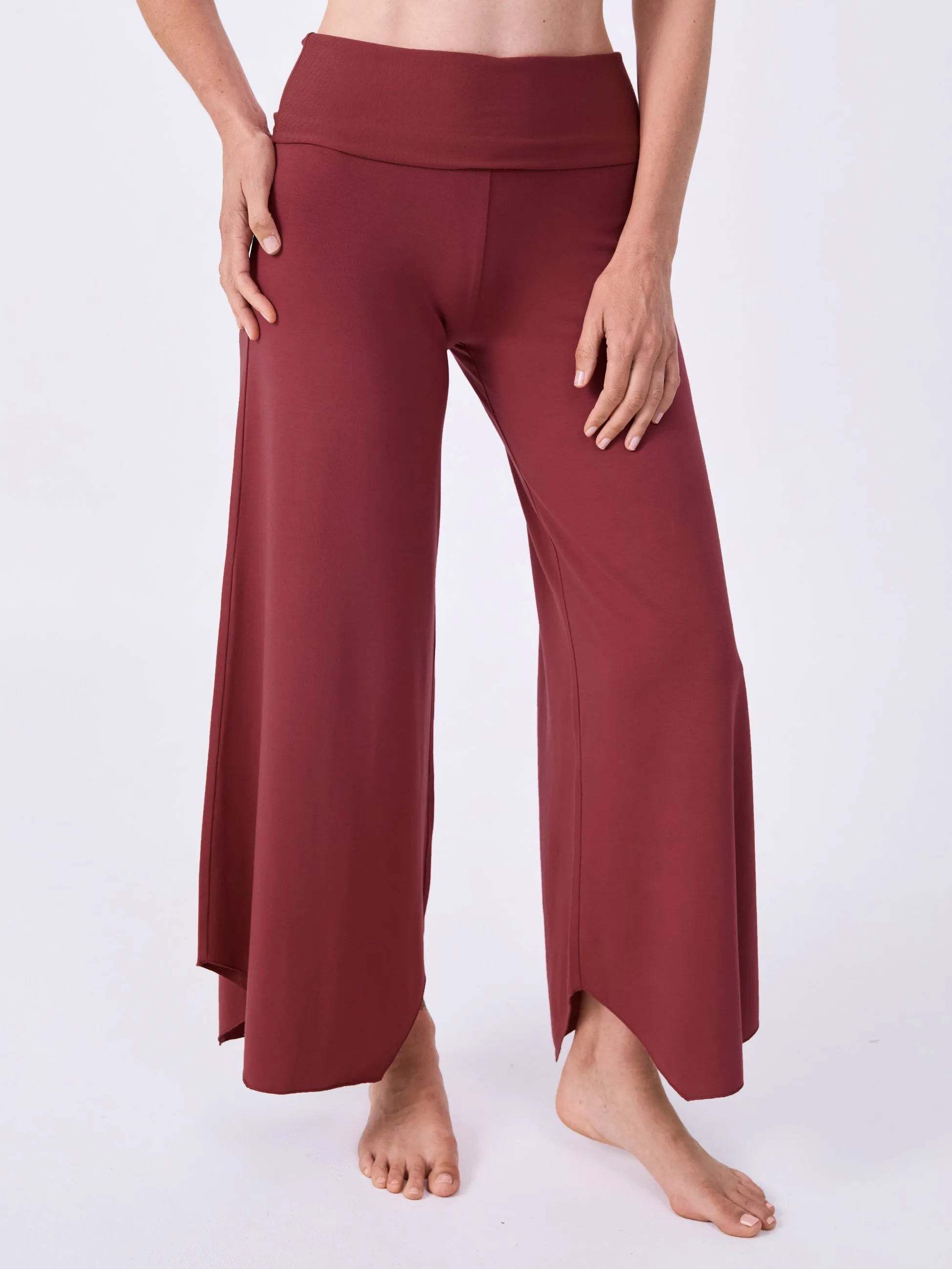 Modal Tulip Flare Pant - Earth Red sold by Dharma Bums product image thumbnail 2