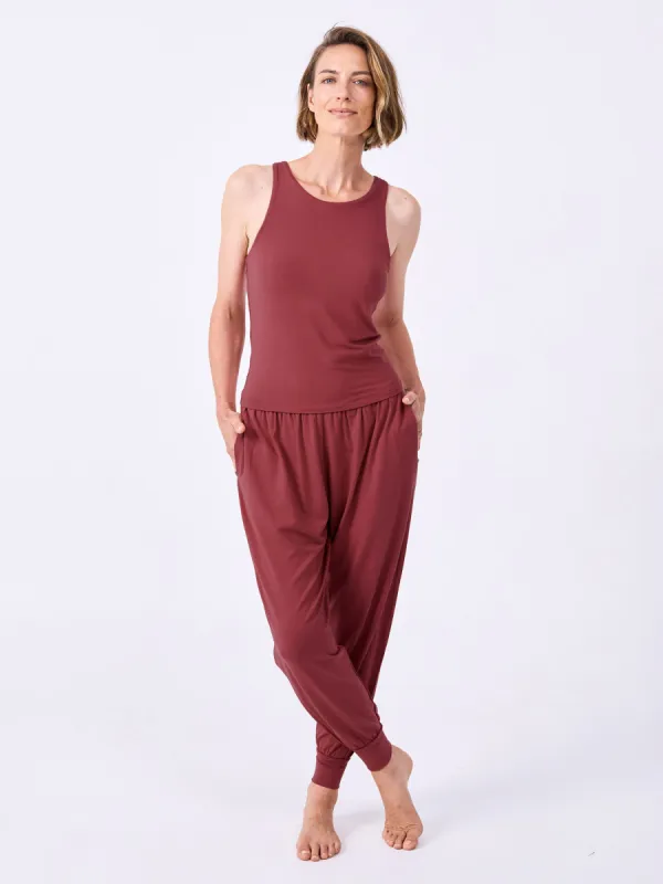 Nomad Relax Pant - Earth Red sold by Dharma Bums
