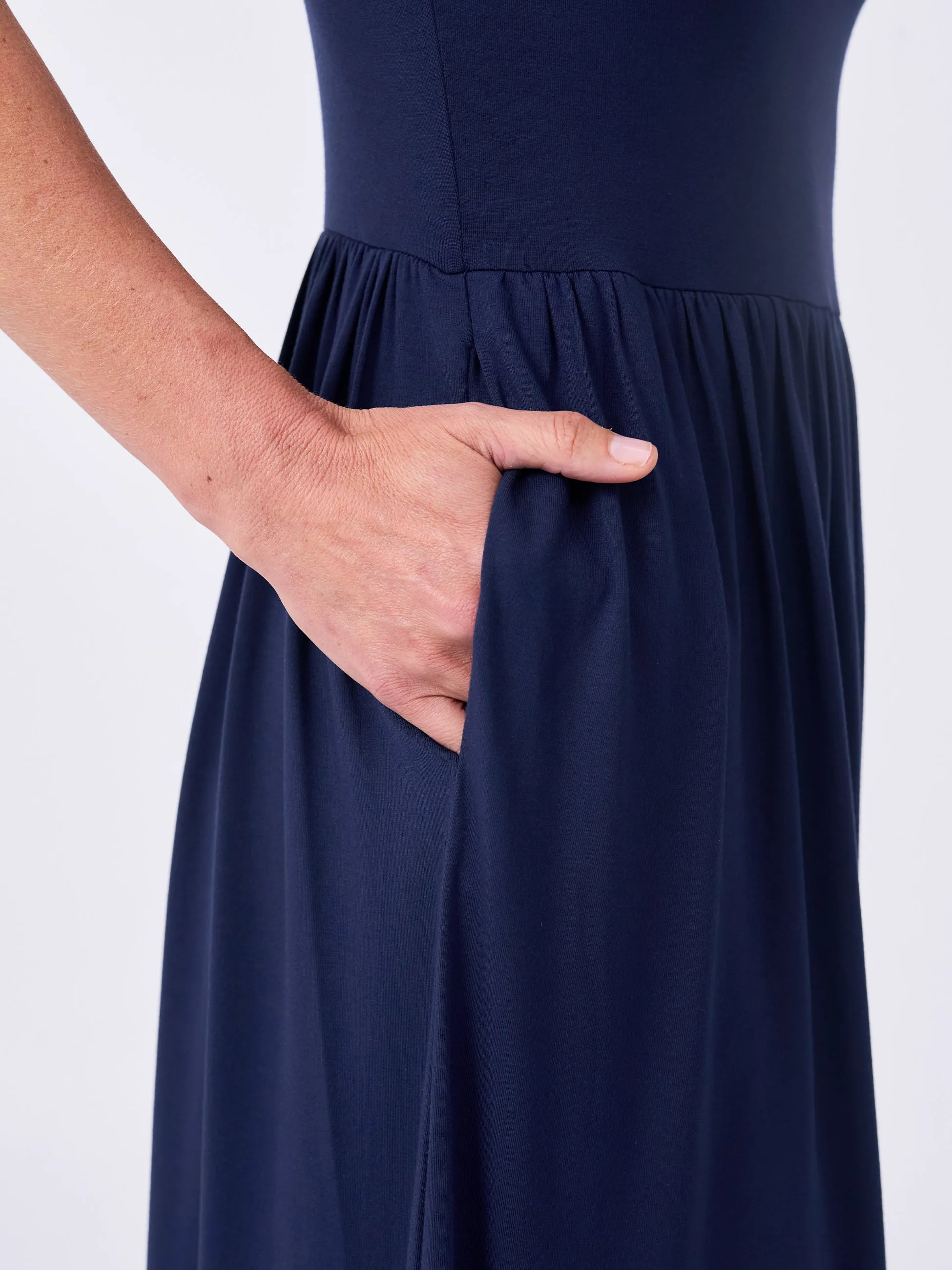 Grace Dress - Navy sold by Dharma Bums product image thumbnail 4