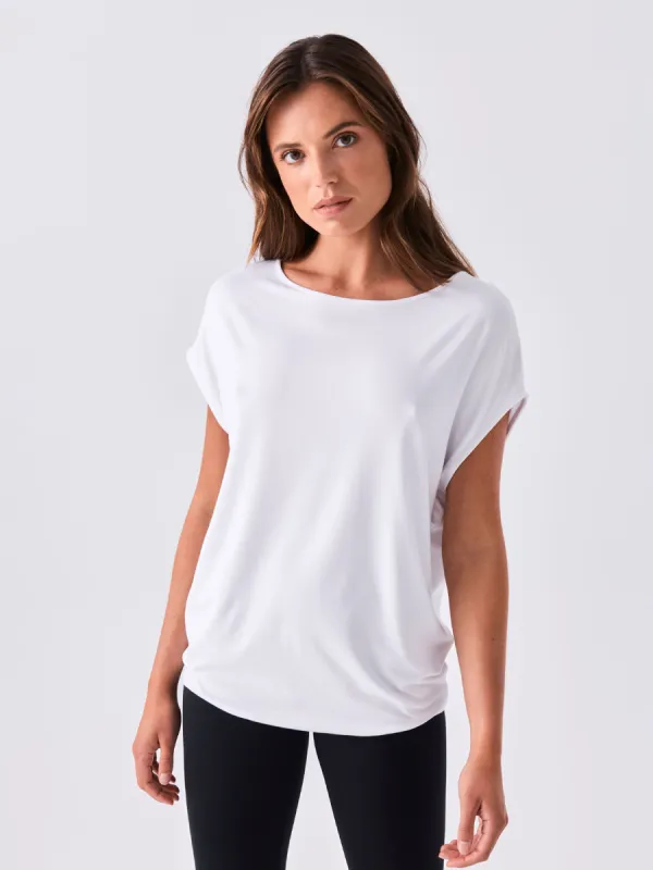 FREE Luxe Layer Tee - White sold by Dharma Bums