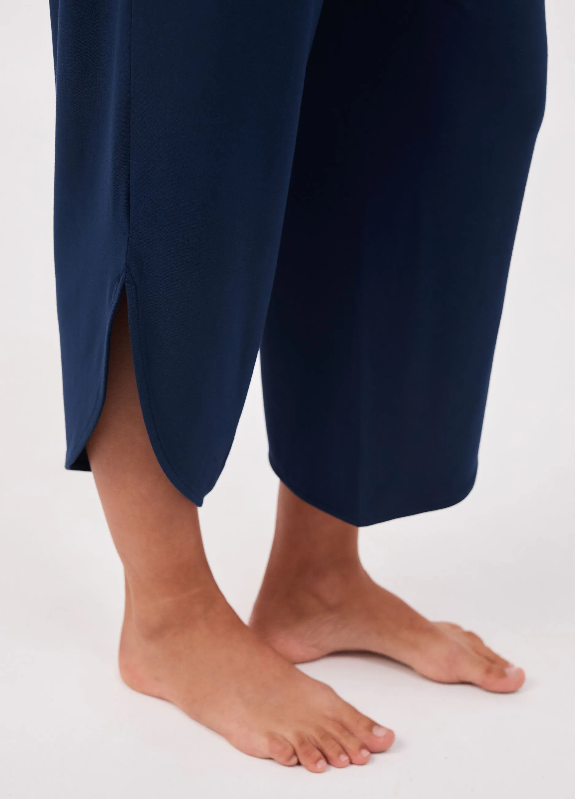 The Curve Hem Pant - Navy sold by Dharma Bums product image thumbnail 2