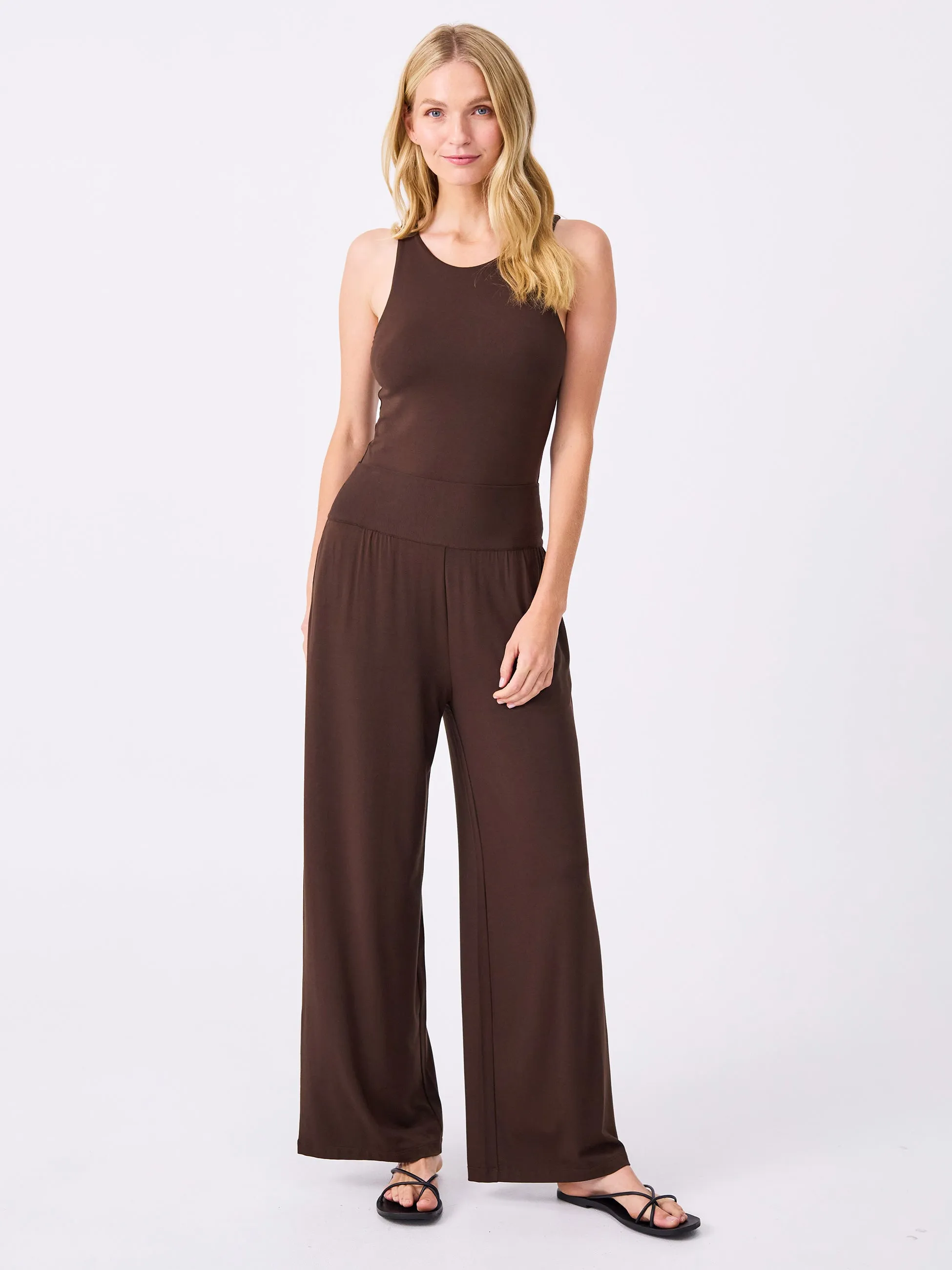 Nomad Modal Wide Leg Pant - Coffee Bean sold by Dharma Bums product image thumbnail 2