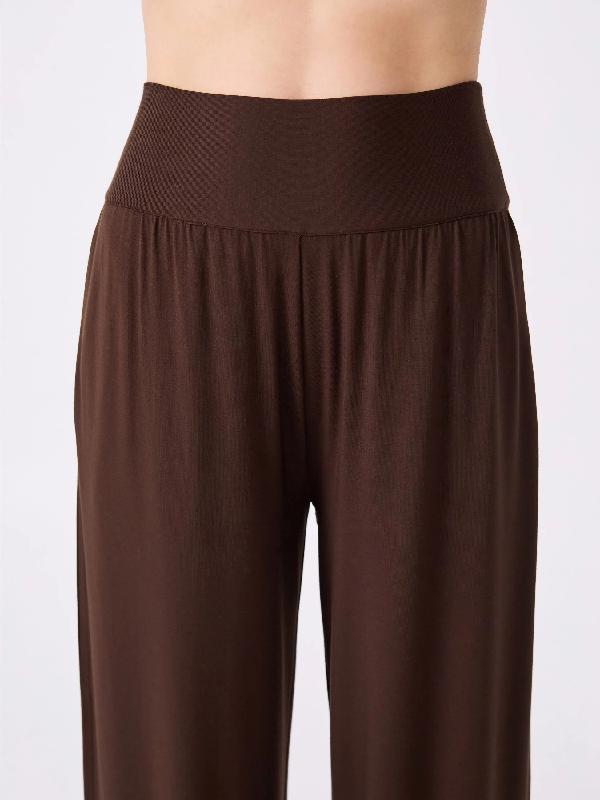 Nomad Modal Wide Leg Pant - Coffee Bean sold by Dharma Bums product image thumbnail 3
