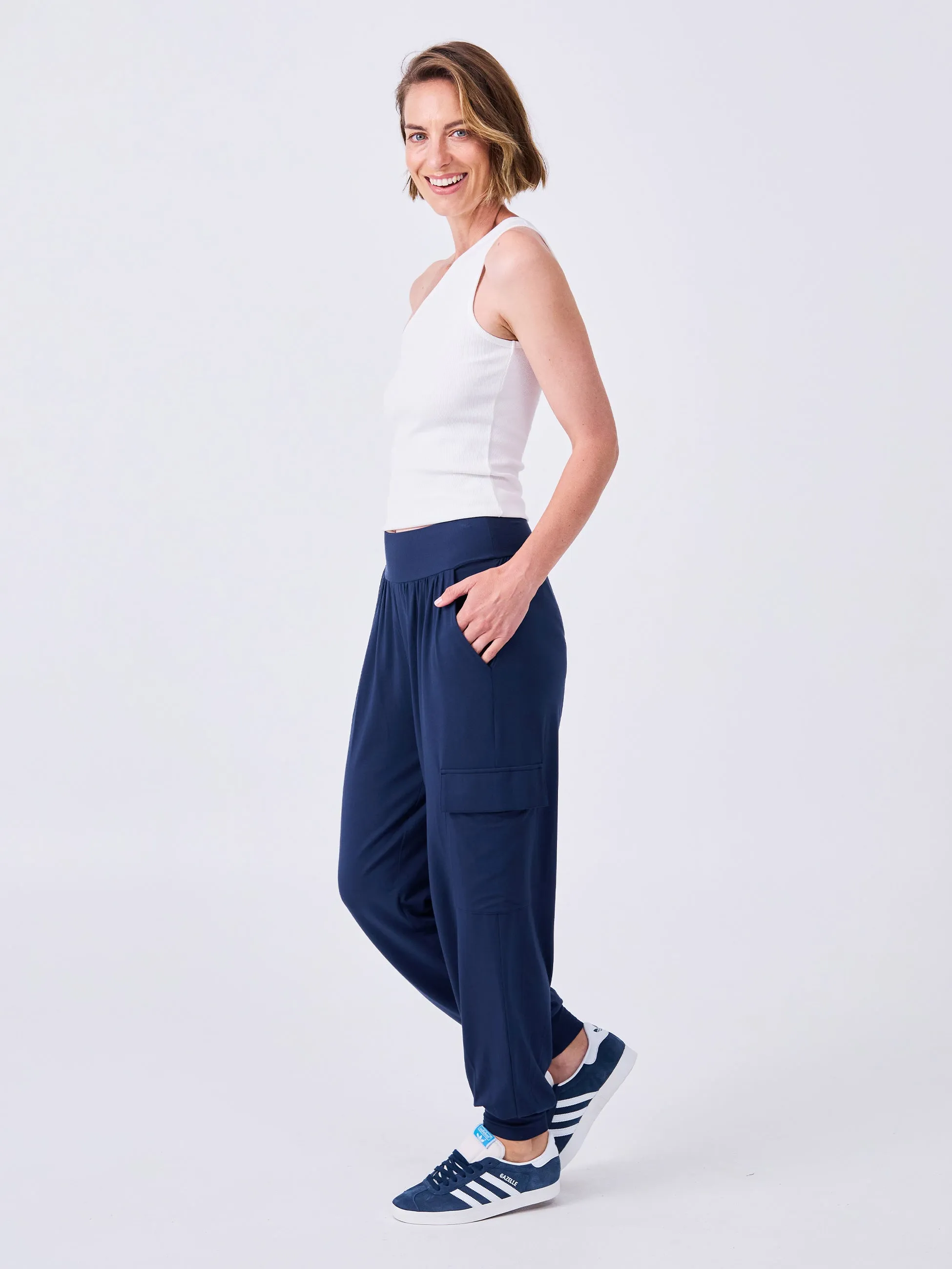 Nomad Cargo Pocket Pant - Navy sold by Dharma Bums product image thumbnail 2