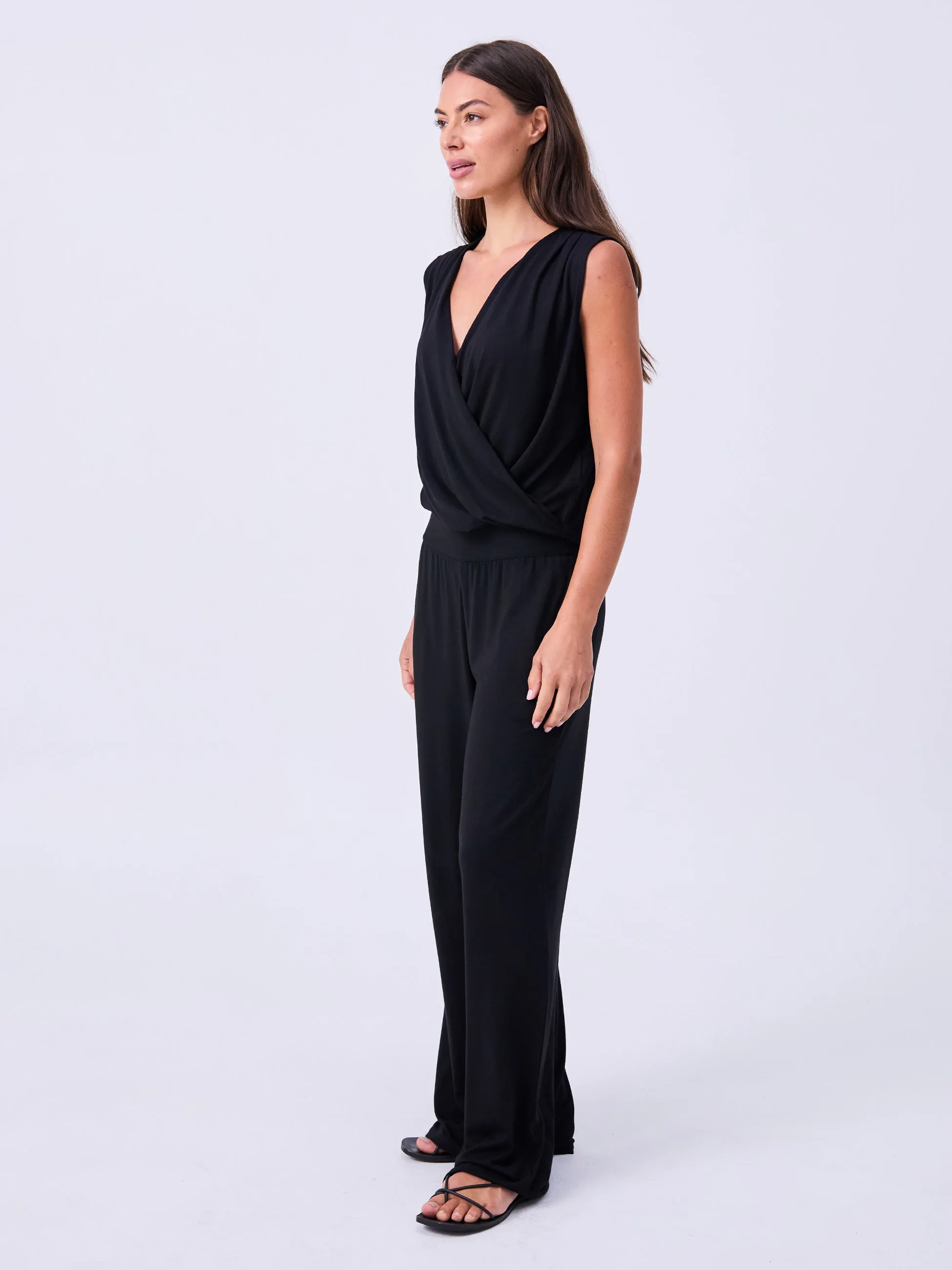 Athena Drape Top - Black sold by Dharma Bums product image thumbnail 3