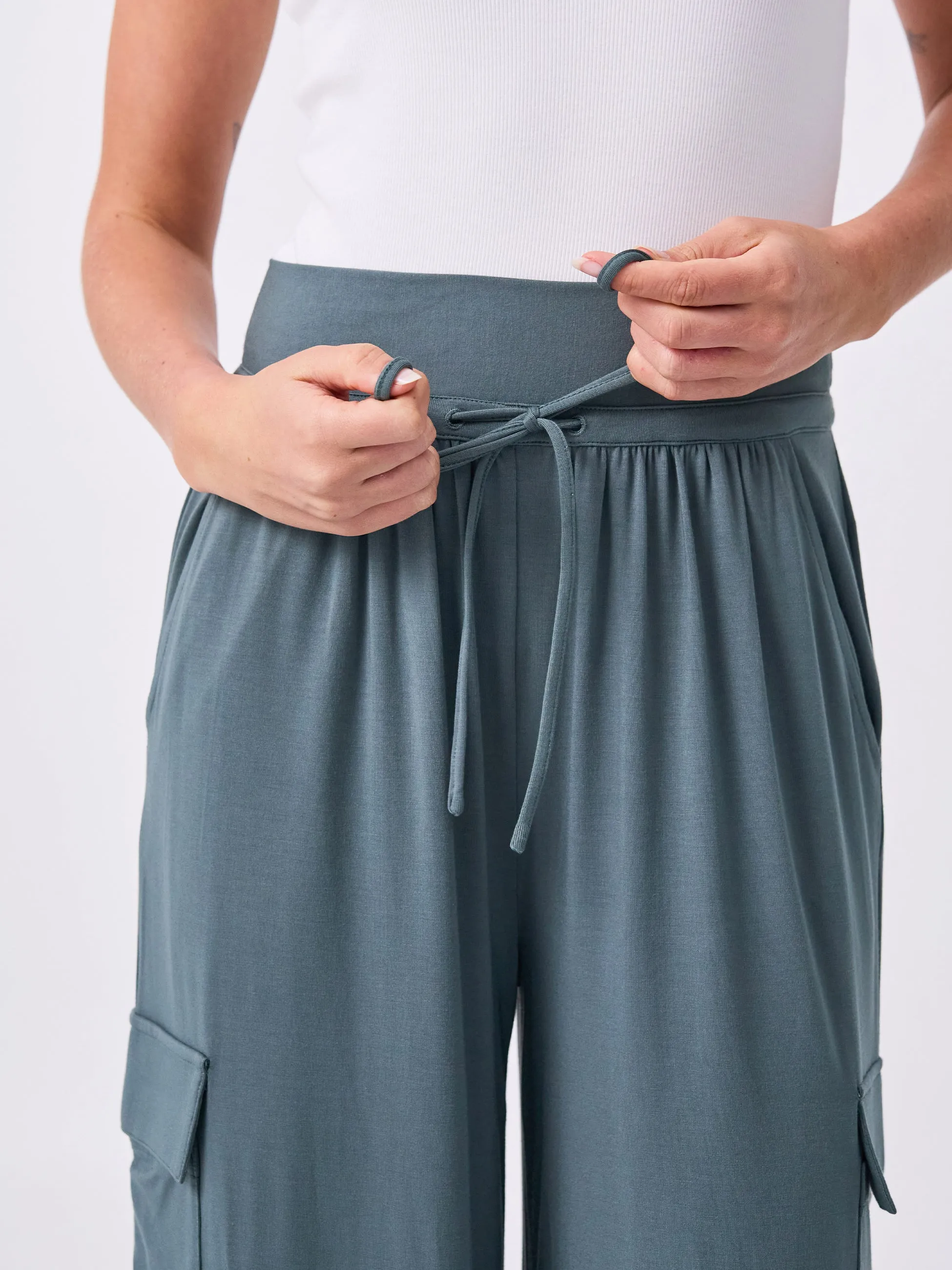 Modal Freedom Cargo Pant - Sage sold by Dharma Bums product image thumbnail 5