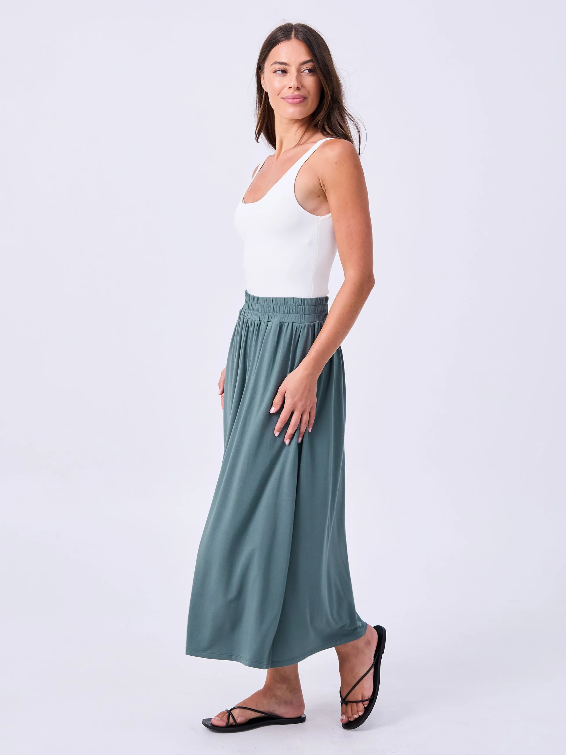 Circle Skirt - Sage sold by Dharma Bums