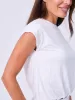 Modal Drift Top - White sold by Dharma Bums