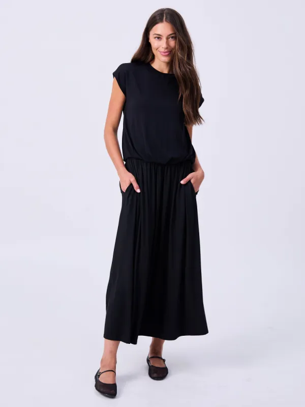 Modal Drift Top - Black sold by Dharma Bums