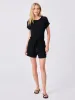 Modal Easy Drawcord Shorts - Black sold by Dharma Bums