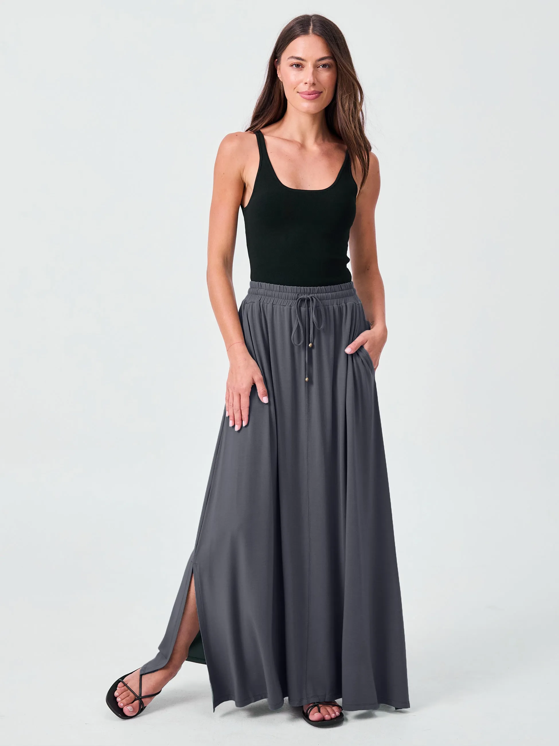 Millie Skirt - Charcoal sold by Dharma Bums product image thumbnail 3