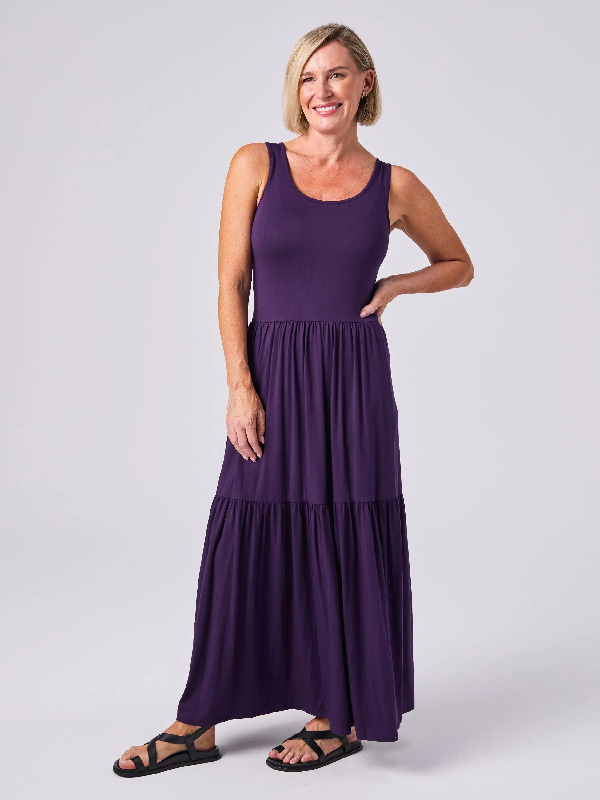 Gypsy Dress - Plum sold by Dharma Bums product image thumbnail 2