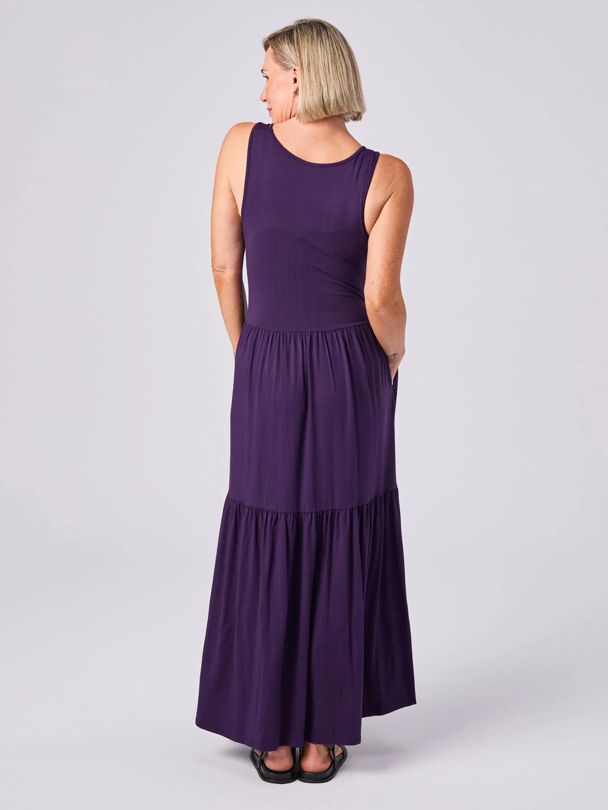 Gypsy Dress - Plum sold by Dharma Bums product image thumbnail 3