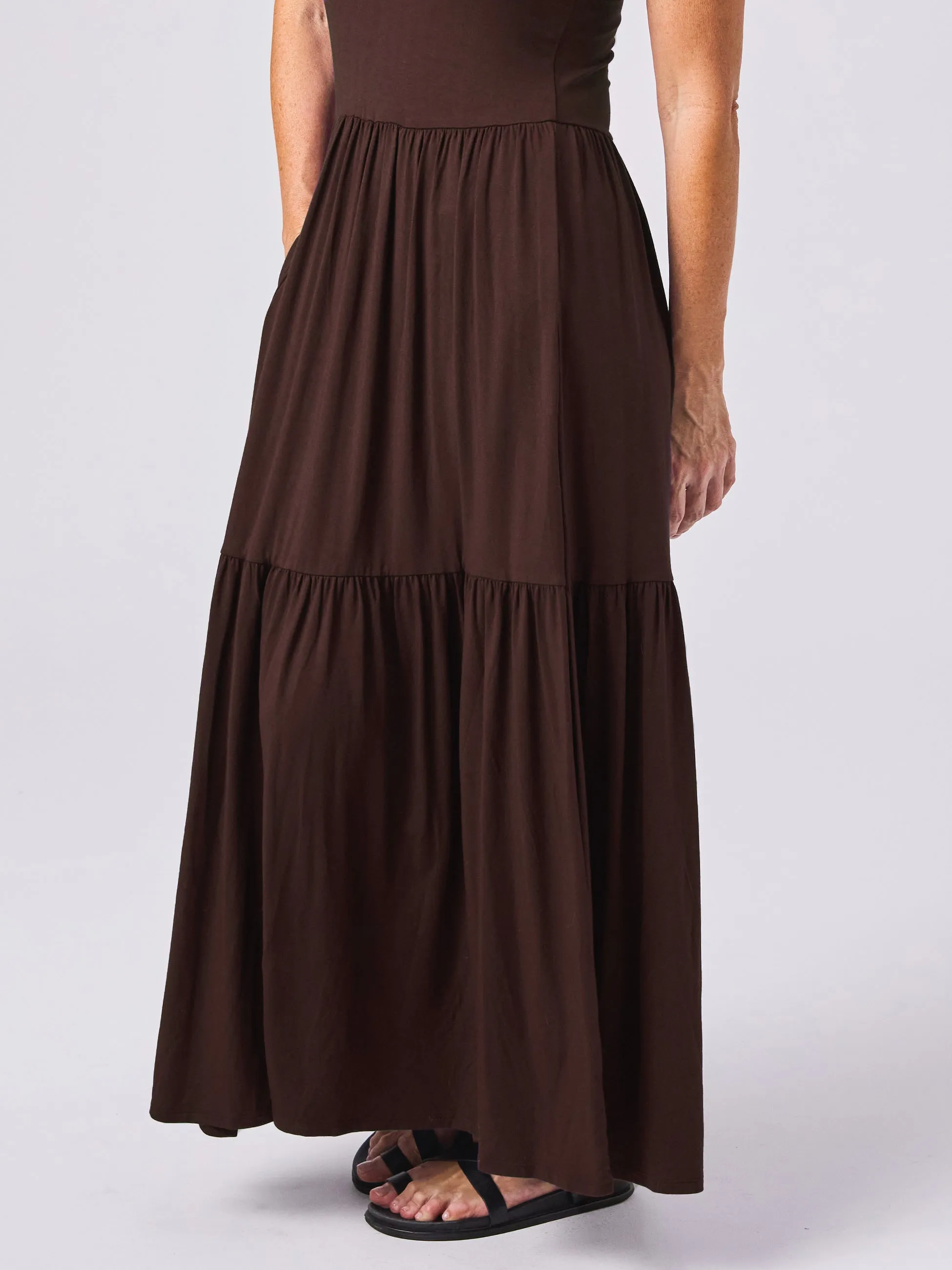 Gypsy Dress - Coffee Bean sold by Dharma Bums product image thumbnail 5