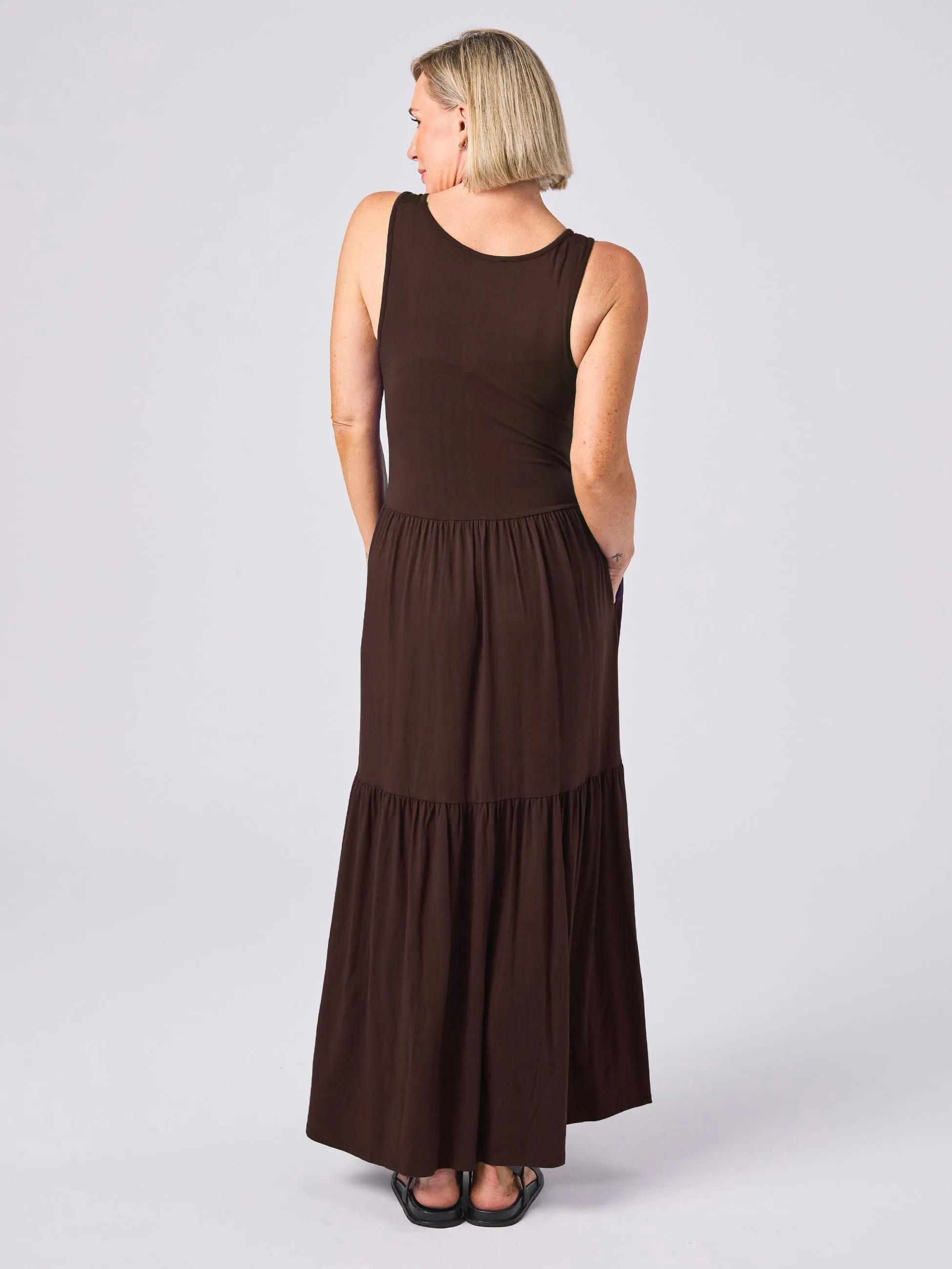 Gypsy Dress - Coffee Bean sold by Dharma Bums product image thumbnail 3