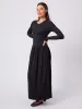 Long Essential Maxi Dress - Black sold by Dharma Bums