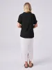 Textured Cheesecloth Shirt - Black sold by Dharma Bums