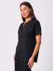 Linen Short Sleeve Cali Shirt - Black sold by Dharma Bums