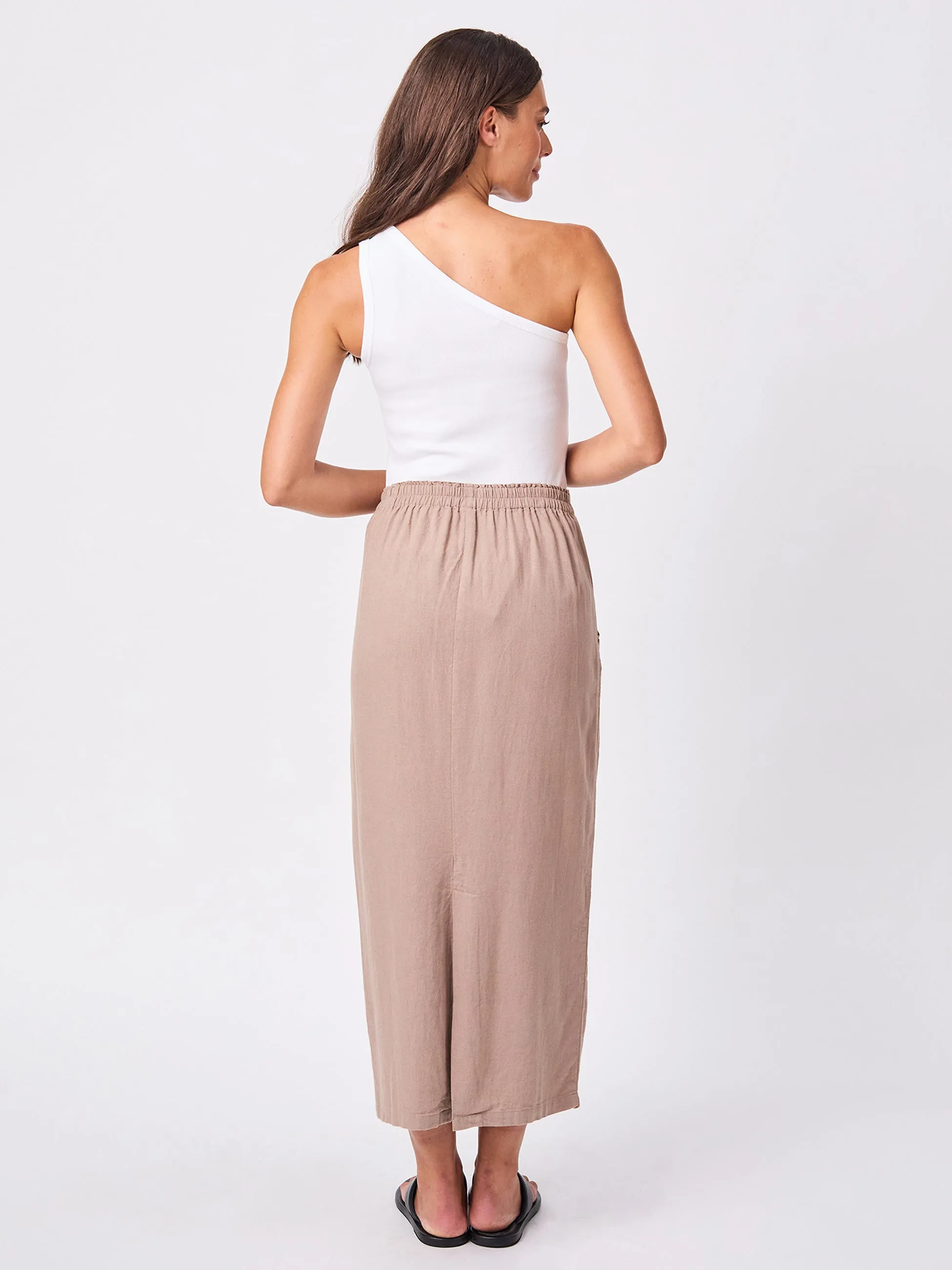 Linen Cali Skirt - Cinnamon sold by Dharma Bums product image thumbnail 3