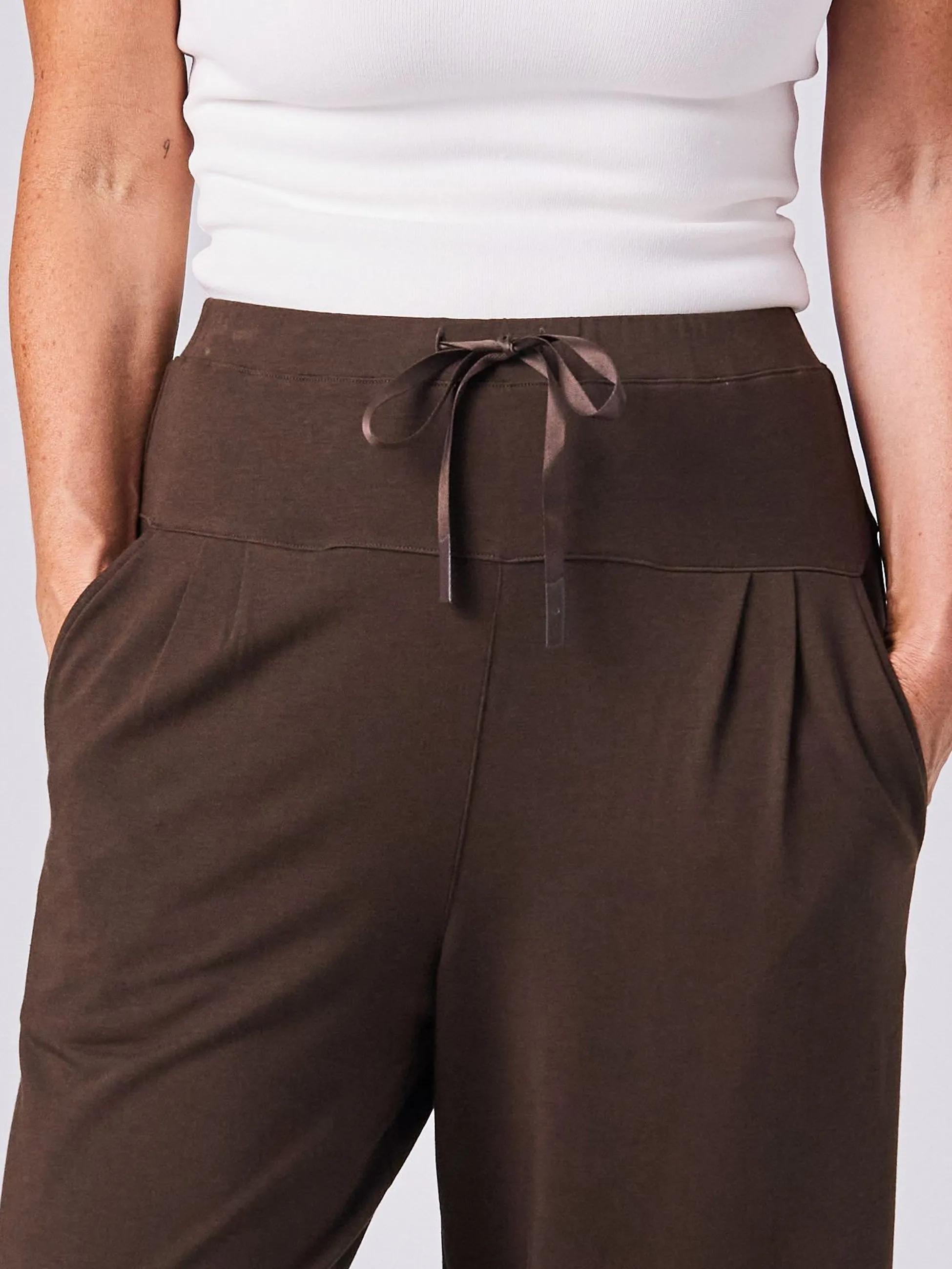 French Terry Yin Sweat Pant - Coffee Bean sold by Dharma Bums product image thumbnail 4
