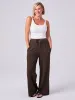 French Terry Yin Sweat Pant - Coffee Bean sold by Dharma Bums