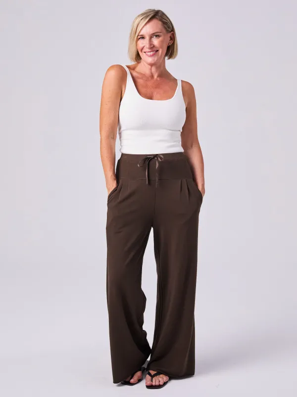 French Terry Yin Sweat Pant - Coffee Bean sold by Dharma Bums
